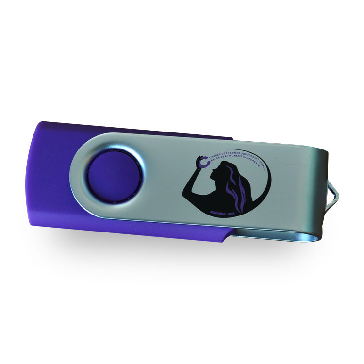 Clé USB pivotante livraison rapide USB-1001F par Linéaire