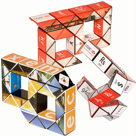 Custom Rubik's Cube Twist-A-Snake #2
