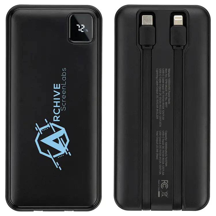 Marquis 10000mAh 20W PD Power Bank with Built-In Cables #6