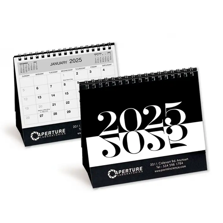 Double View Desk Calendar