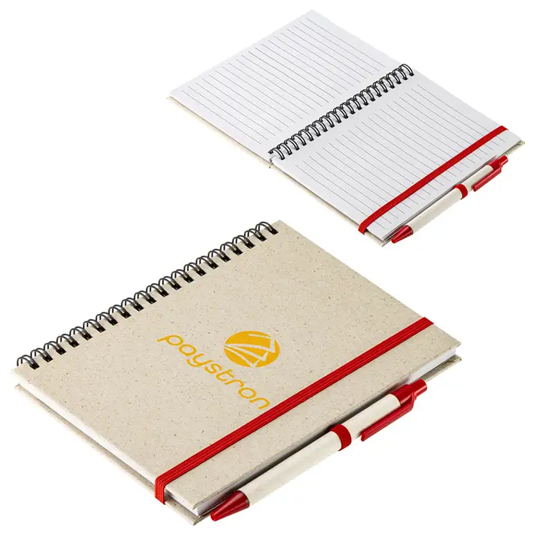 Prairie Fragrant Grass Recycled Spiral Notebook with Pen #9