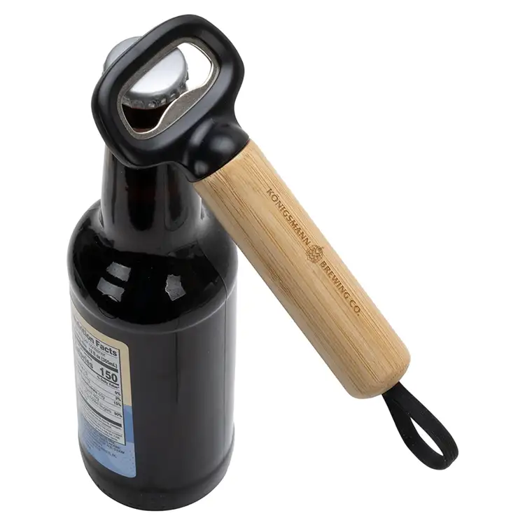 Pop Top Bamboo Bottle Opener #2