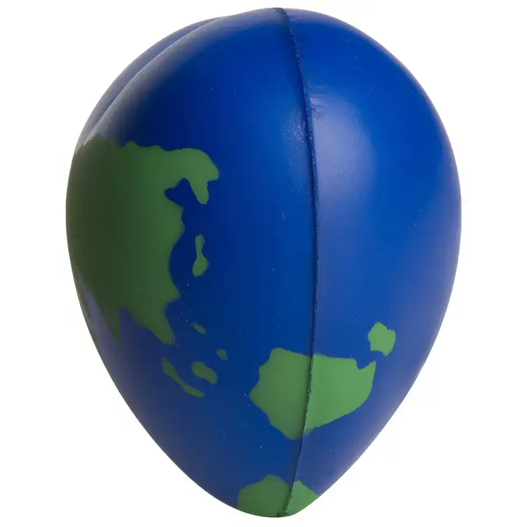 Globe terrestre en forme de coeur balle anti-stress #3