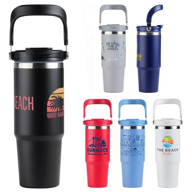 SENSO Venture DuoFlow 30 oz Vacuum Insulated Stainless Steel Travel Tumbler