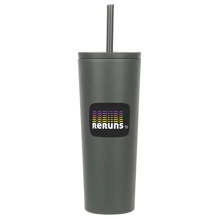 Bradford 24 oz Vacuum Insulated Stainless Steel Tumbler with Straw #3